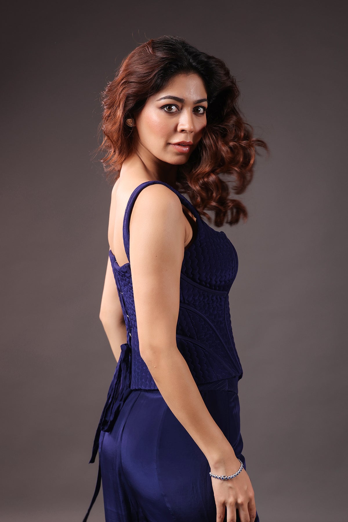 Cobalté Berry Blue Co-ord Set