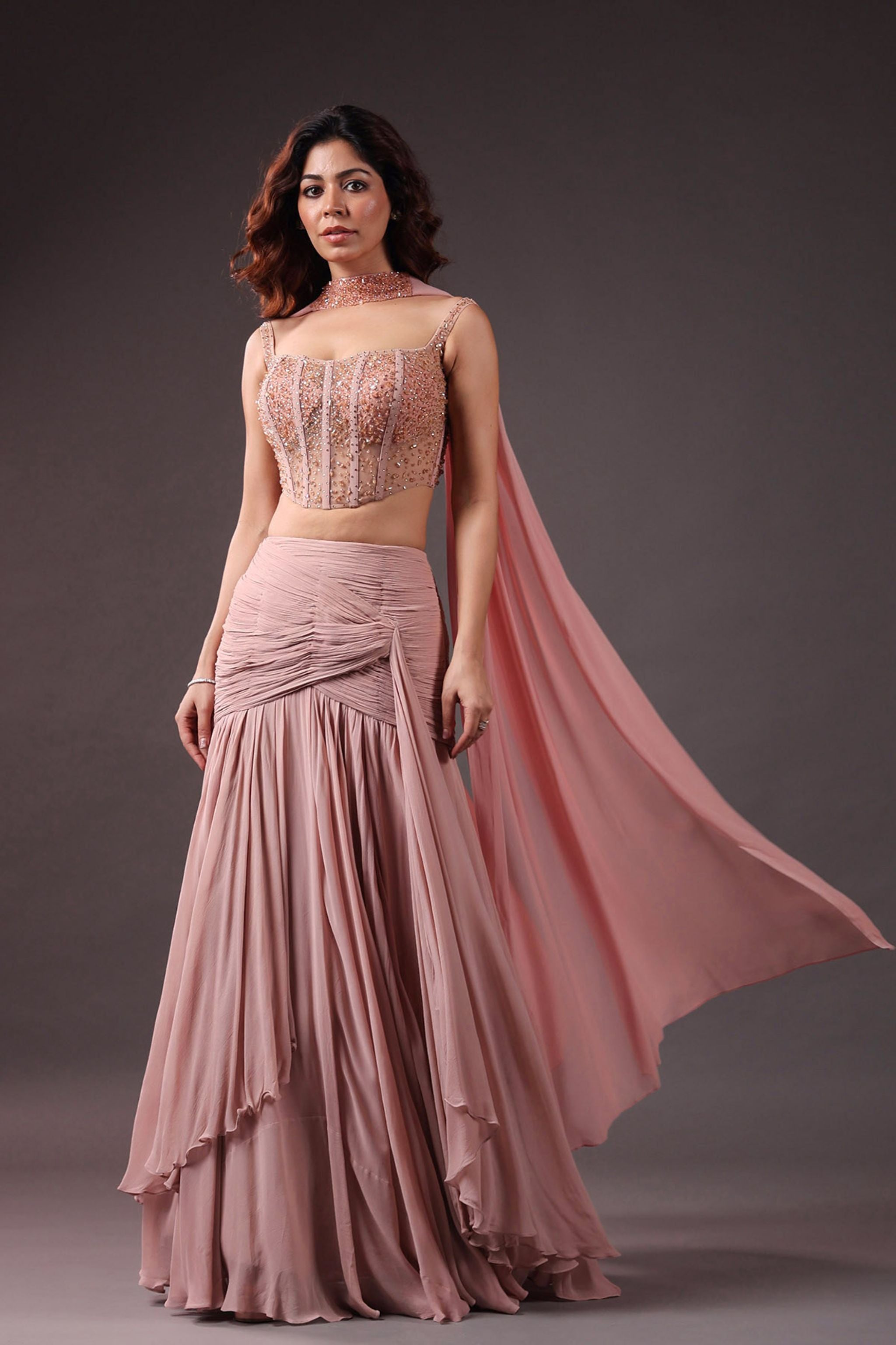 Rosellé Blush Pink Lehenga