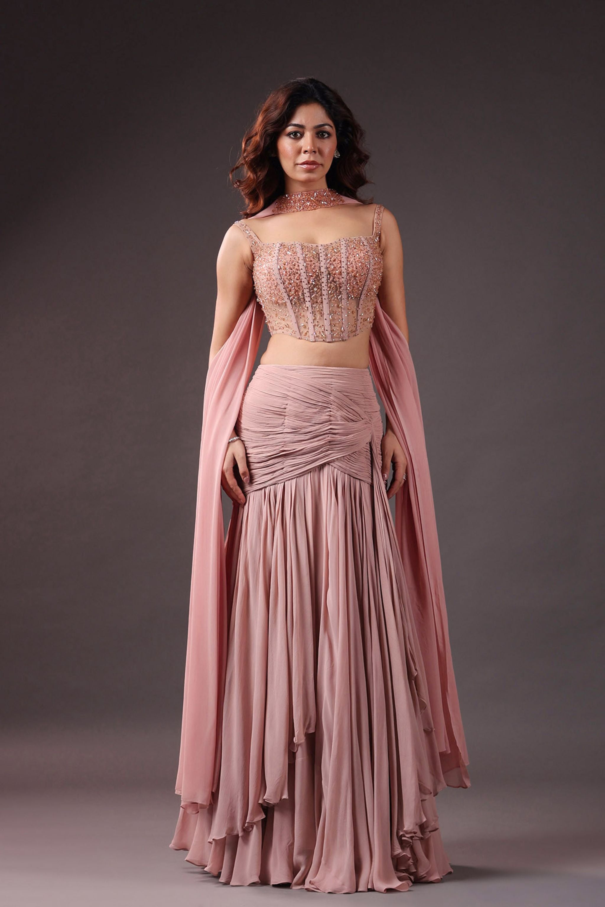 Rosellé Blush Pink Lehenga